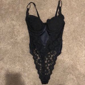 NWOT VINTAGE Victoria’s Secret Lace Teddy 36D
